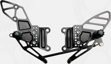 Rear Set Complete Blk Kaw