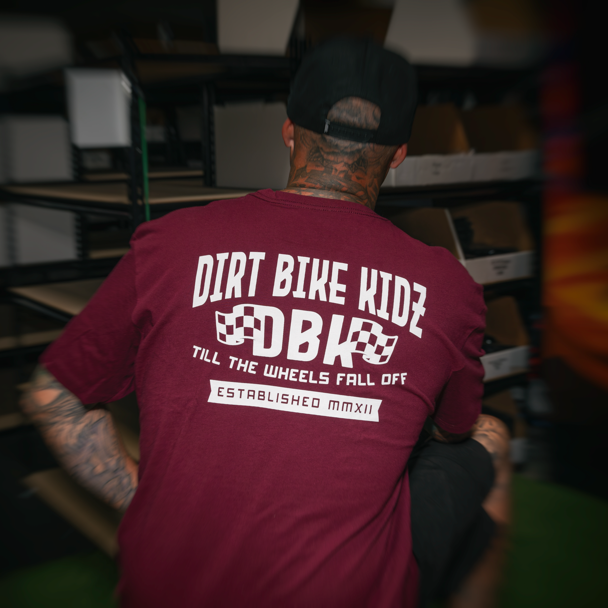 Till The End Tee Burgundy Xl