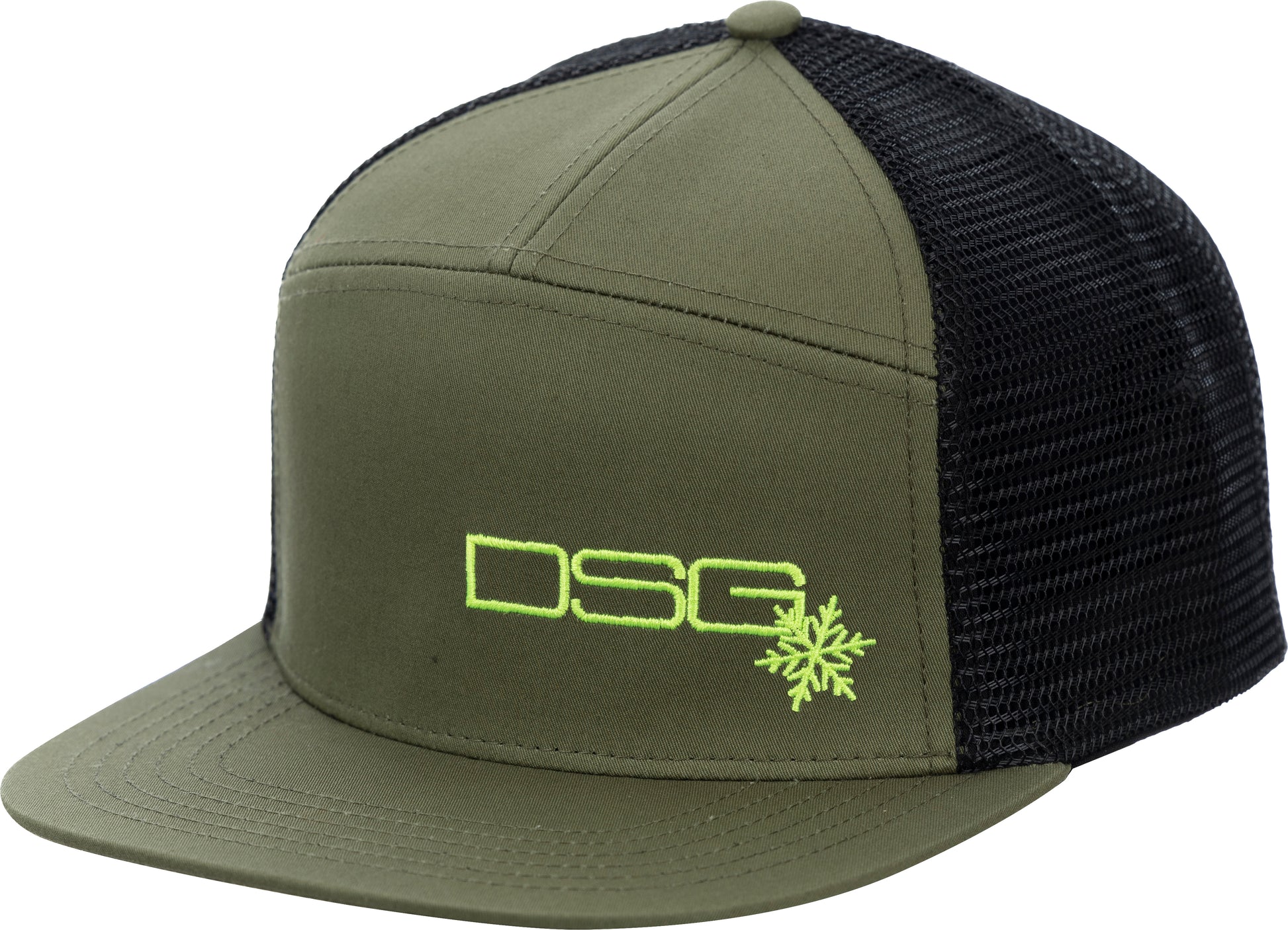 Flat Brim Cap Fresh Olive