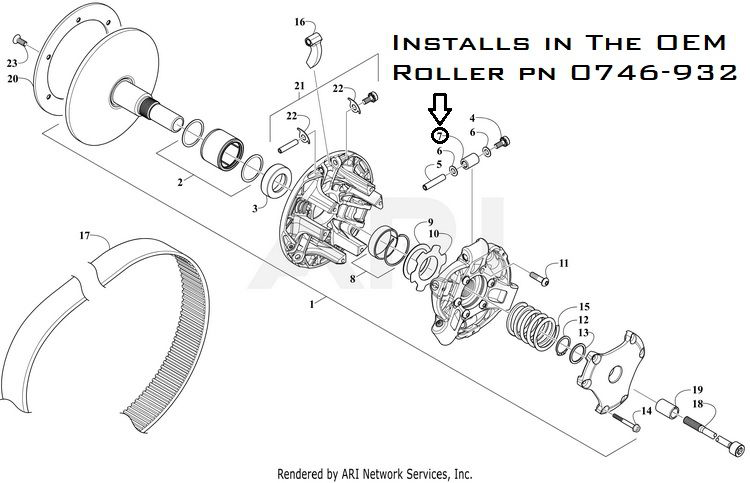 Clutch Roller Bushing Kit