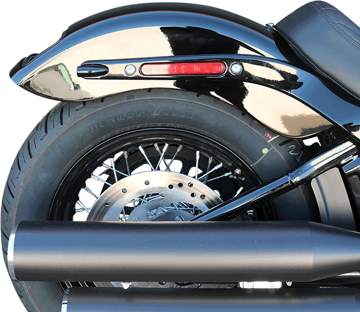 PAUL YAFFE BAGGER NATION Fender and Frenched-In LED License Plate Kit - Black Frame - FXBB/FLSL PYO:CRF-M8ST-SB-B