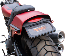 PAUL YAFFE BAGGER NATION License Plate Frame with Light - Satin Black PYO:LPF-M8FB-LB-SB