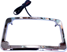 CYCLE VISIONS Beveled License Plate Frame - Chrome CV4617