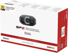 SENA SF2 Bluetooth Headset - 2-Way - Dual Speakers - Dual Pack SF2-03D-