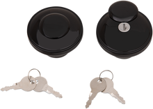 DRAG SPECIALTIES Screw-In Locking Gas Cap - Non-Vented - Gloss Black 03-0320AB-B