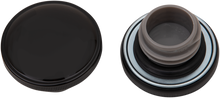 DRAG SPECIALTIES Screw-In Gas Cap - Non-Vented - Left - Gloss Black 03-0305GB-B