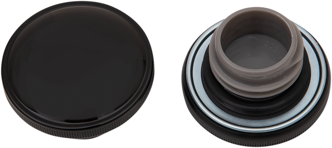 DRAG SPECIALTIES Screw-In Gas Cap - Non-Vented - Left - Gloss Black 03-0305GB-B