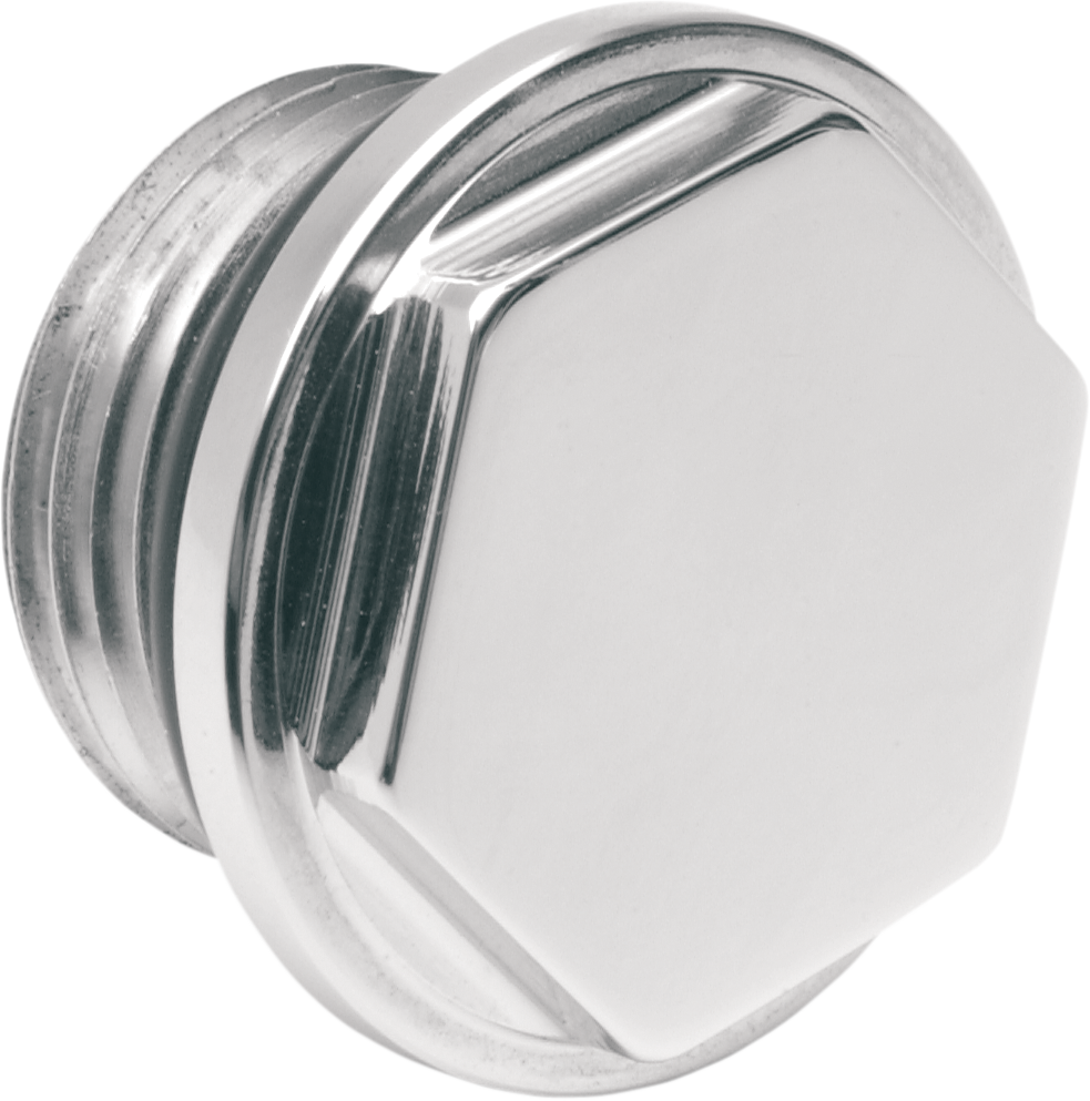 DRAG SPECIALTIES Fuel Tank Outlet Plug - Chrome L22-0044