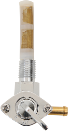 DRAG SPECIALTIES Fuel Petcock - 90° - Chrome - 1/4" NPT T03-0075R
