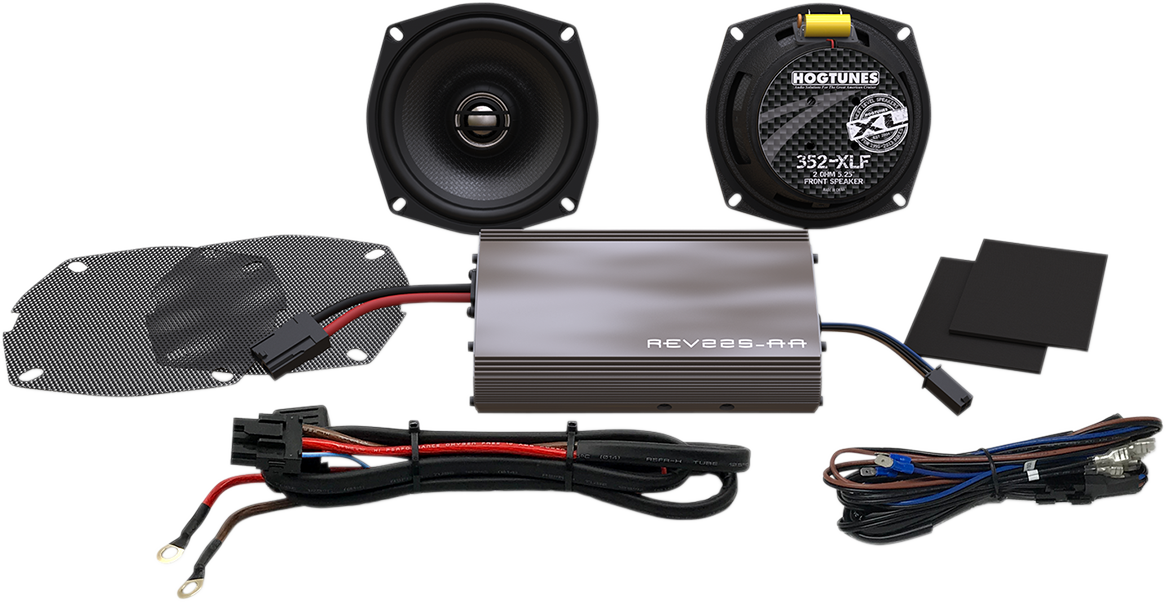HOGTUNES XL Amplified Front Speakers Complete Kit - FLHT/FLHX 225 SG KIT-XL