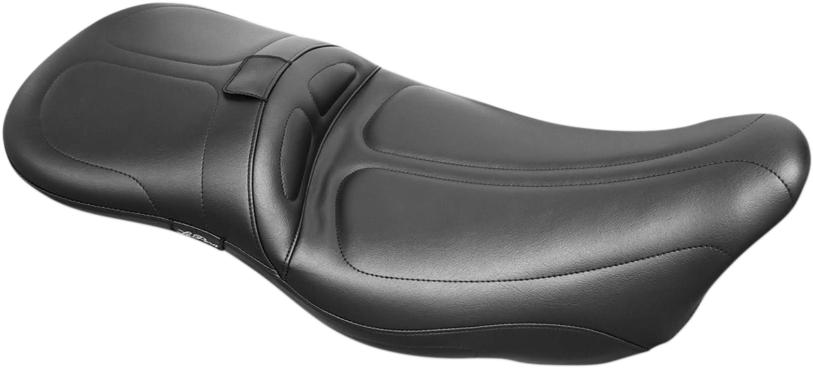 LE PERA Maverick Daddy Long Legs Seat - Black w/ Black HR Inlay - Double Diamond - FL '08-'22 LK-957DLHR2