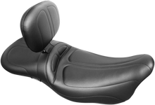 LE PERA Maverick Daddy Long Legs Seat - With Backrest - Black - Stitched - FL '08-'23 LK-957DLTBR