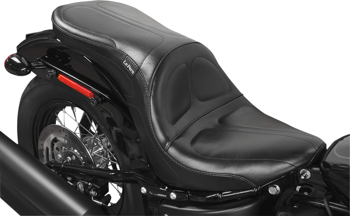 LE PERA Maverick Seat - without Backrest - Stitched - Black - FL '18-'23 LYX-910