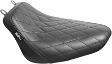LE PERA Bare Bones Solo Seat - Diamond Stitch - Black - Softail '18-'23 LYX-007DM