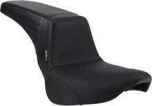 LE PERA Kickflip Seat - Basketweave - Black - Softail '18-'23 LYR-590BW