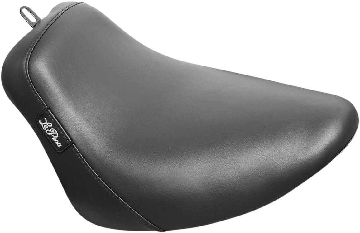 LE PERA Bare Bones Solo Seat - Smooth - Black - Softail '18-'23 LYR-007