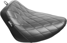 LE PERA Bare Bones Solo Seat - Diamond Stitch - Black - Softail '18-'23 LYR-007DM