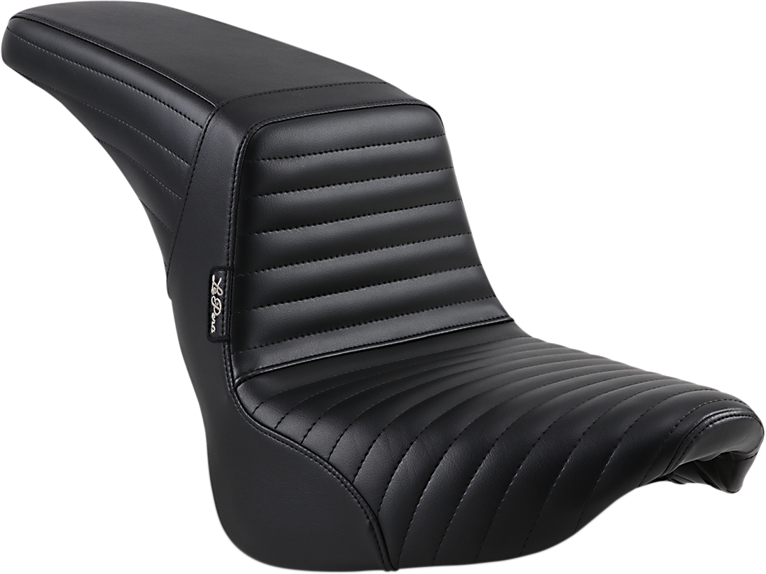 LE PERA Kickflip Seat - Pleated - Black - Softail '18-'23 LYR-590PT