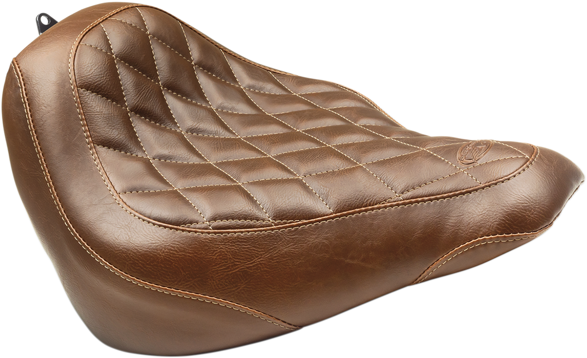 MUSTANG Seat - Wide Tripper™ Solo - without Backrest - Diamond - Brown 83053