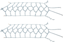 KIMPEX Tire Chains - V-Bar - Diamond - 18" W x 67" L - Pair 233580