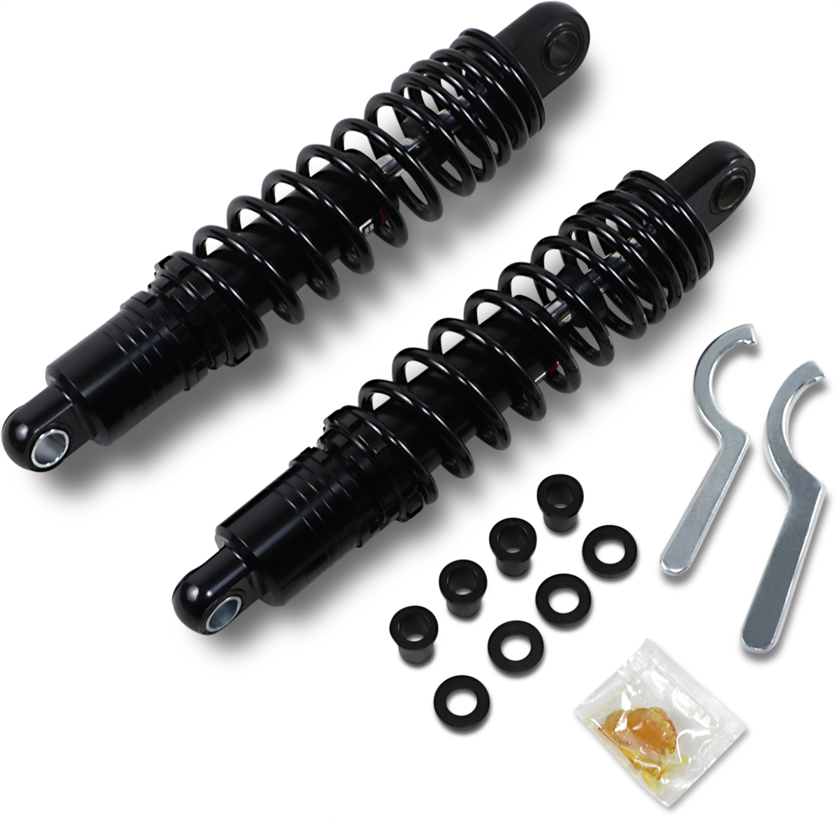DRAG SPECIALTIES SHOCKS Premium Ride-Height Adjustable Shocks - 12.5" - Standard - Black C16-0167NUAB