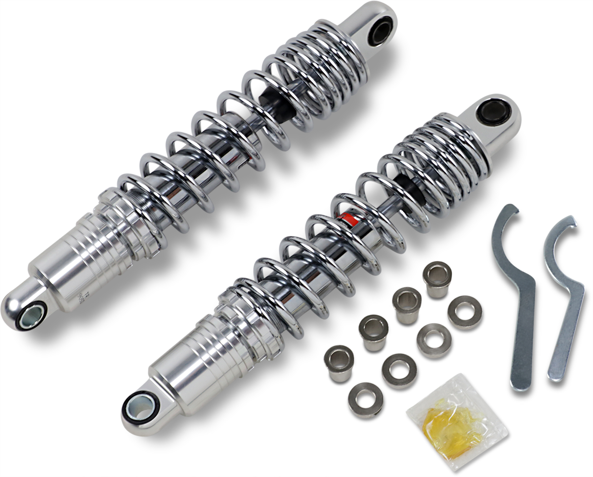 DRAG SPECIALTIES SHOCKS Premium Ride-Height Adjustable Shocks - 13.5" - Standard - Chrome C16-0168NUA