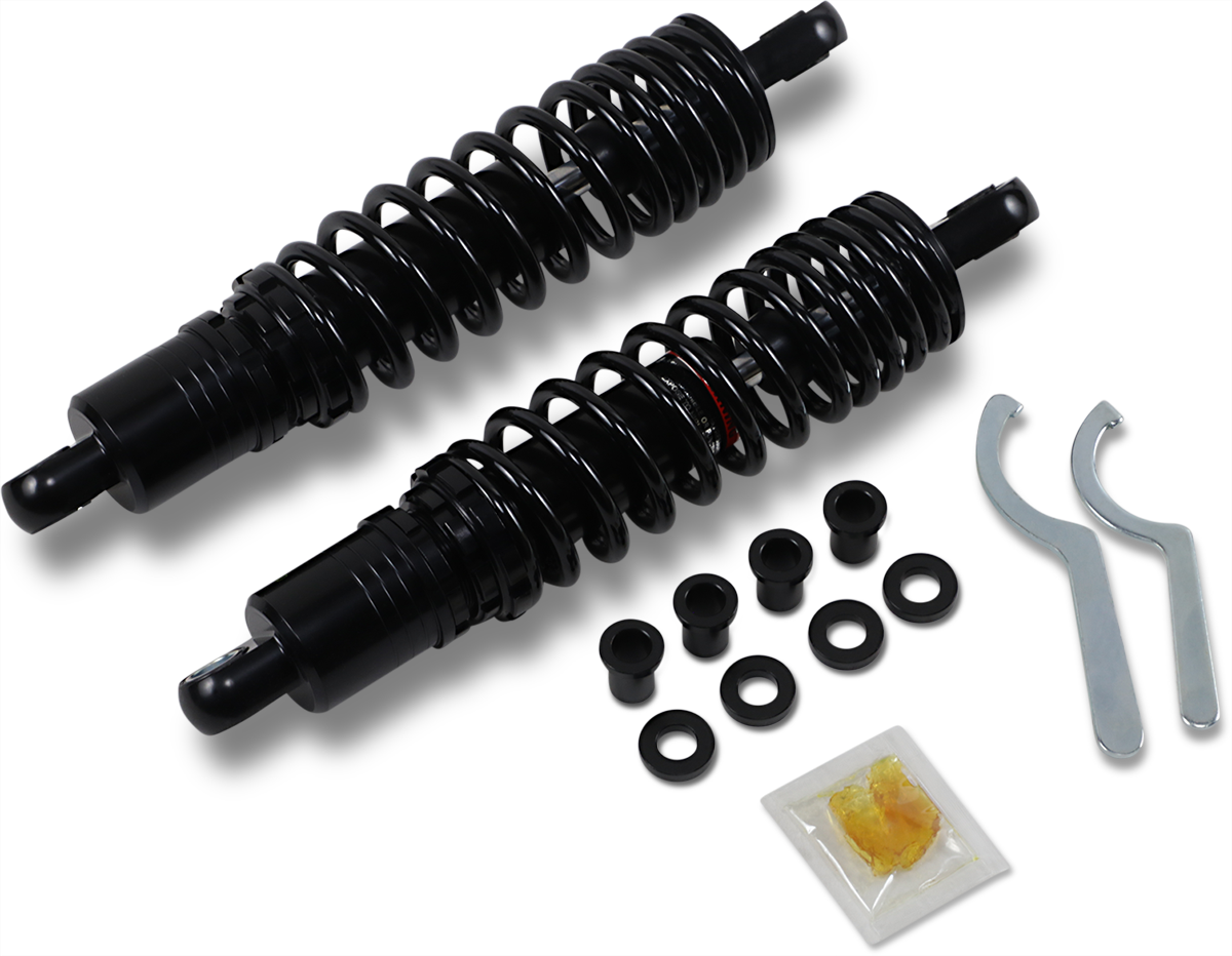 DRAG SPECIALTIES SHOCKS Premium Ride-Height Adjustable Shocks - 12.5" - Heavy Duty - Black C16-0167NUHB