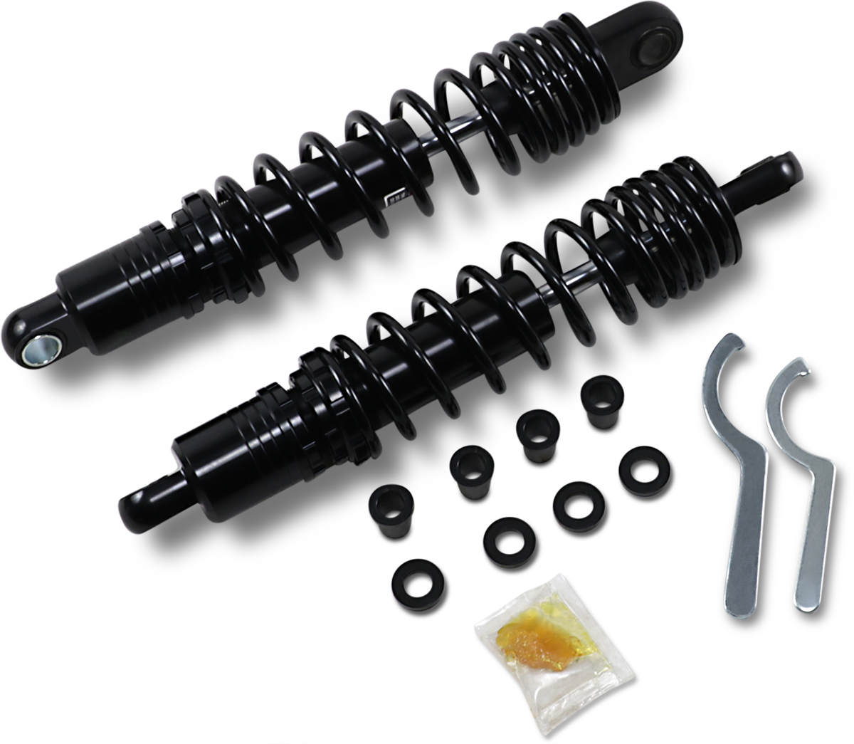 DRAG SPECIALTIES SHOCKS Premium Ride-Height Adjustable Shocks - 13.5" - Heavy Duty - Black C16-0168NUHB