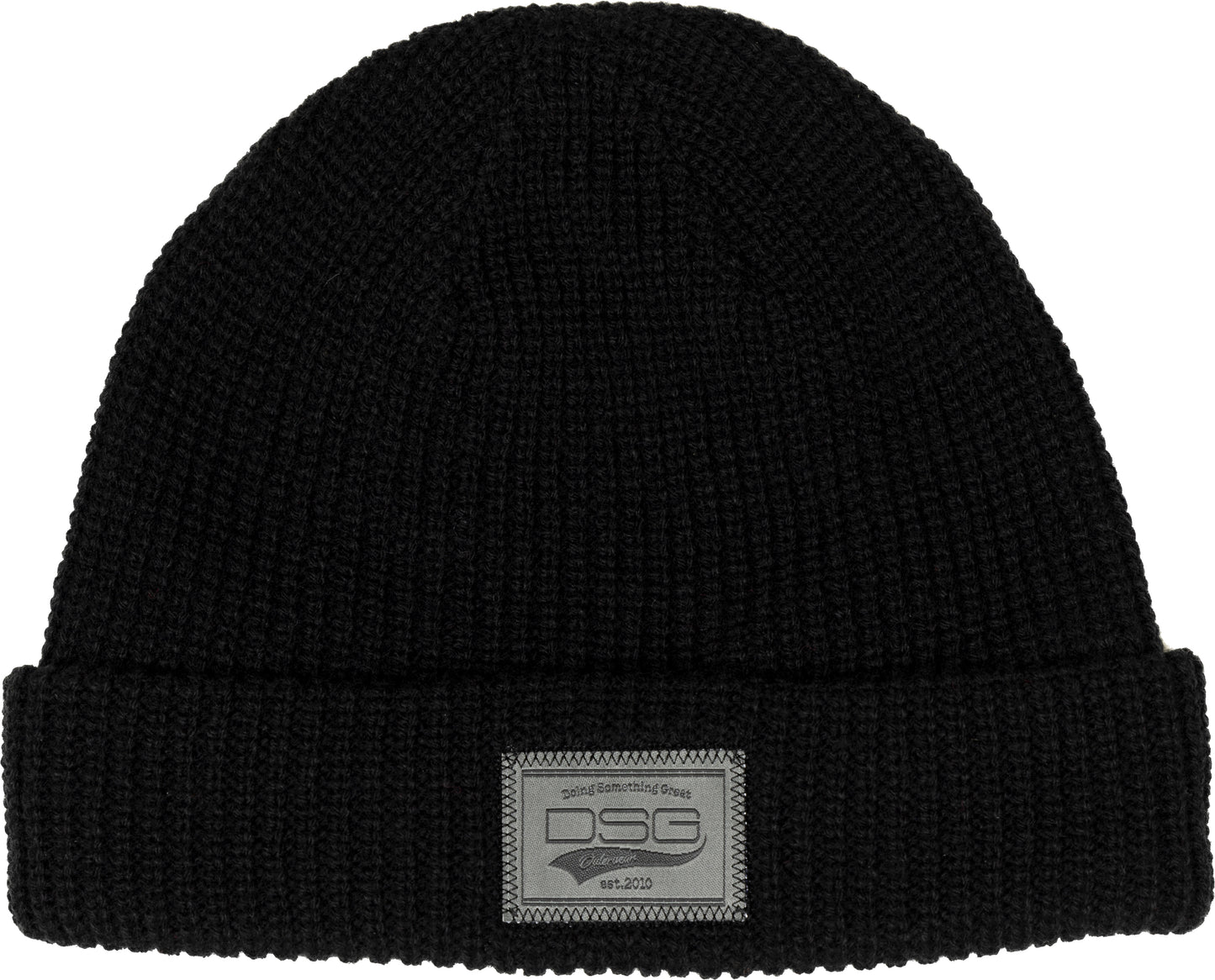 Cap Knit Beanie Black