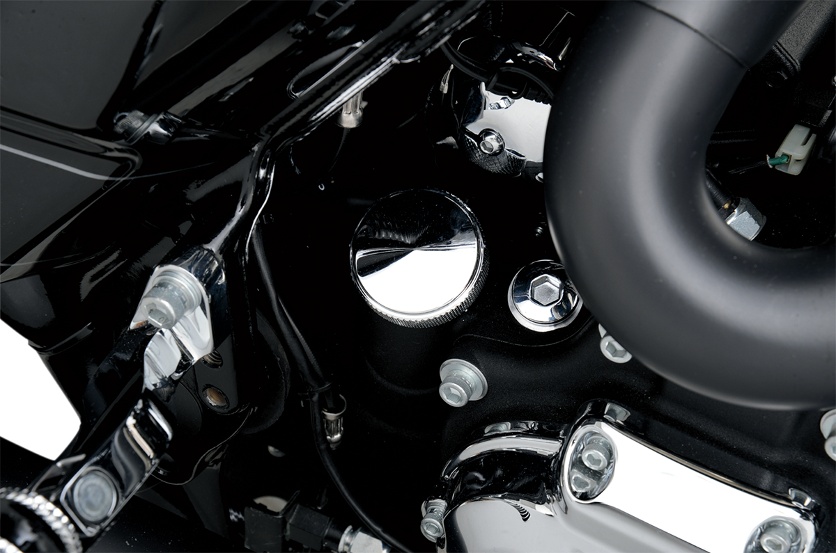 DRAG SPECIALTIES Custom Oil Dipstick - Peaked - Chrome - Touring/Trike 63187D