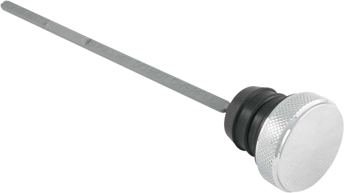 DRAG SPECIALTIES Custom Oil Dipstick - Peaked - Chrome - Softail 63187A