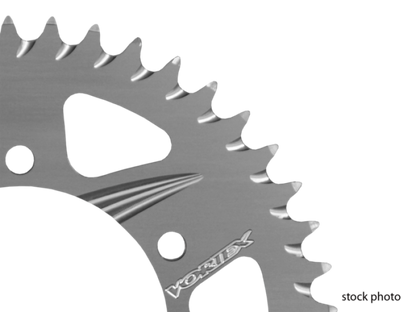 Vortex Racing Aluminum Rear Sprocket 525 44 Tooth- Silver