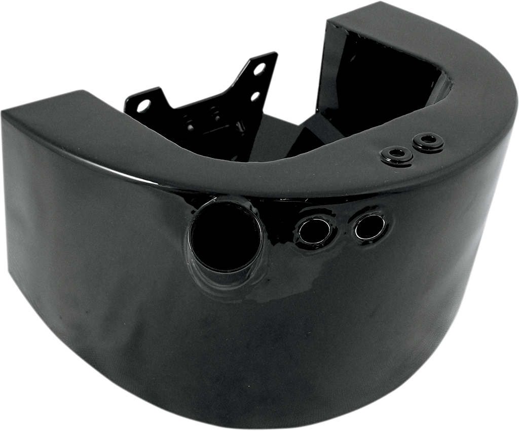 DRAG SPECIALTIES Side Fill Oil Tank - Gloss Black - 00'-17' Softail 76366B