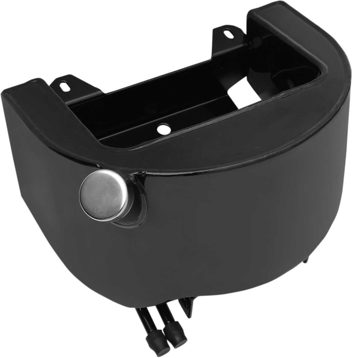 DRAG SPECIALTIES Side Fill Oil Tank - Gloss Black - 89'-99' Softail 74761AB