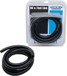 DRAG SPECIALTIES Fuel/Oil Line - Black - 3/8" - 8' DOH-0388