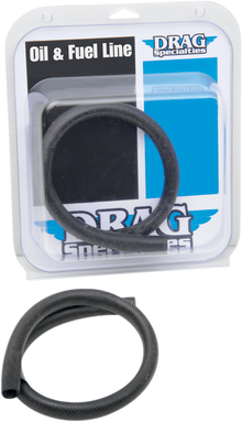 DRAG SPECIALTIES Fuel/Oil Line - Black - 1/2" - 2' DOH-0122