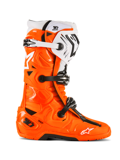 Tech 10 Enduro Boots Orange Fluo/Black/White 12