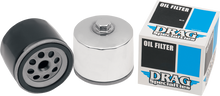 DRAG SPECIALTIES Magnetic Ring Oil Filter with Nut - Chrome - 2-1/4" 14-0004HPK-BX29
