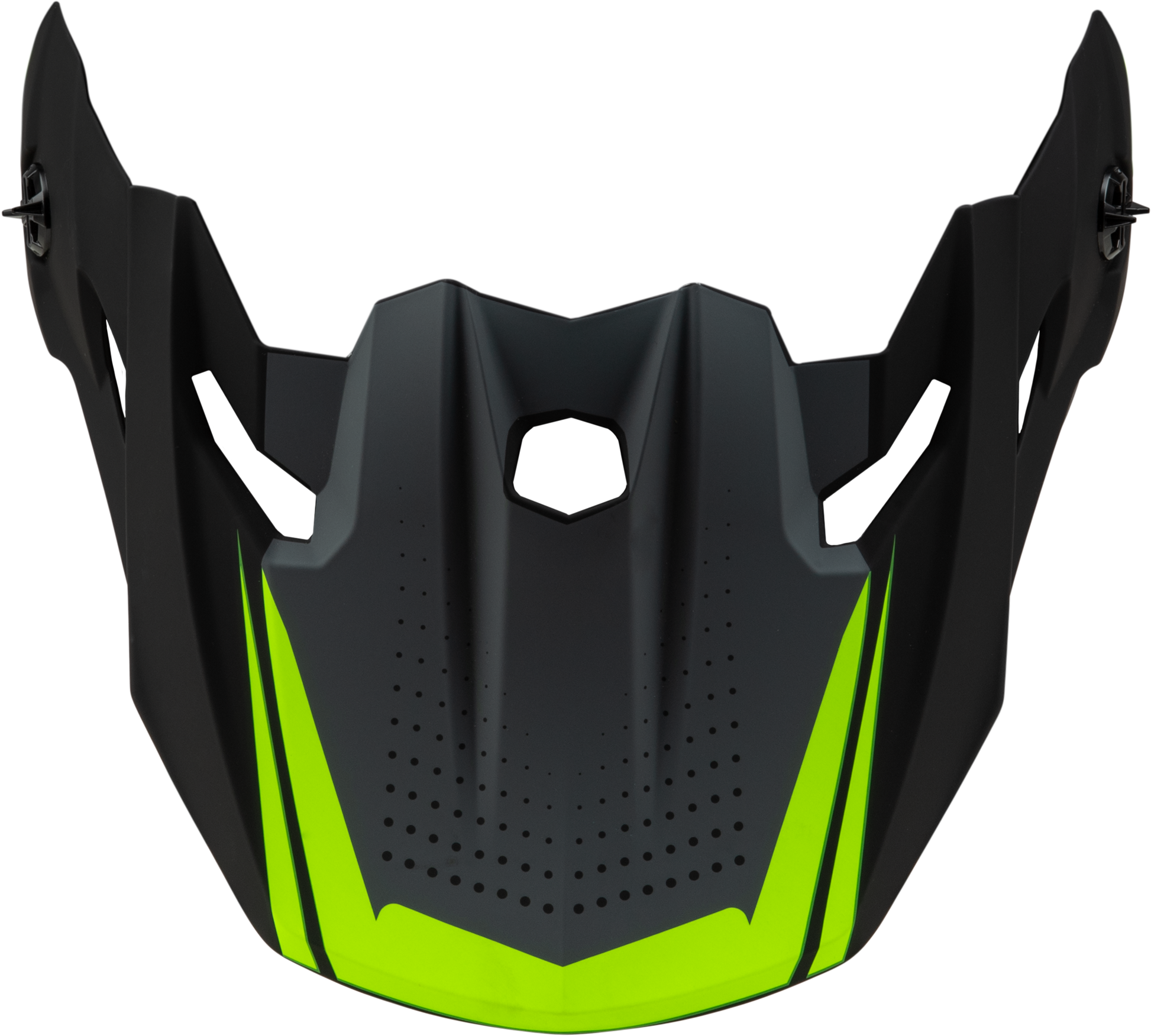 Mx 96 502 Visor W/Screws Matte Grey/Hi Vis