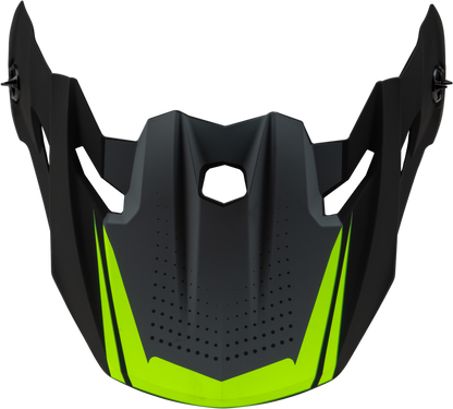 Mx 96 502 Visor W/Screws Matte Grey/Hi Vis