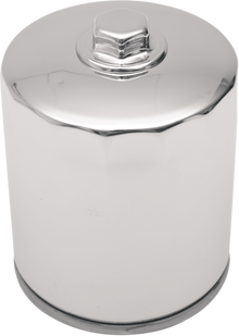 DRAG SPECIALTIES Magnetic Ring Oil Filter with Nut - Chrome - 3-1/4" 14-0020HPK-BX18