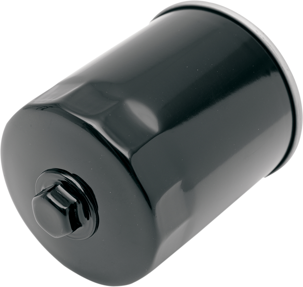DRAG SPECIALTIES Oil Filter with Nut - Black - Sportster 14-0003BK-BX18