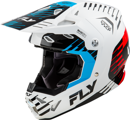 Formula Cp Slice Helmet White/Red/Cyan Md