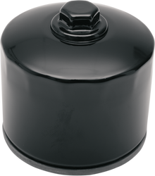 DRAG SPECIALTIES Oil Filter with Nut - Black 14-0004BK