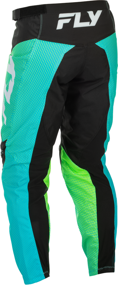 F 16 Pants Aqua/Black/White Sz 30