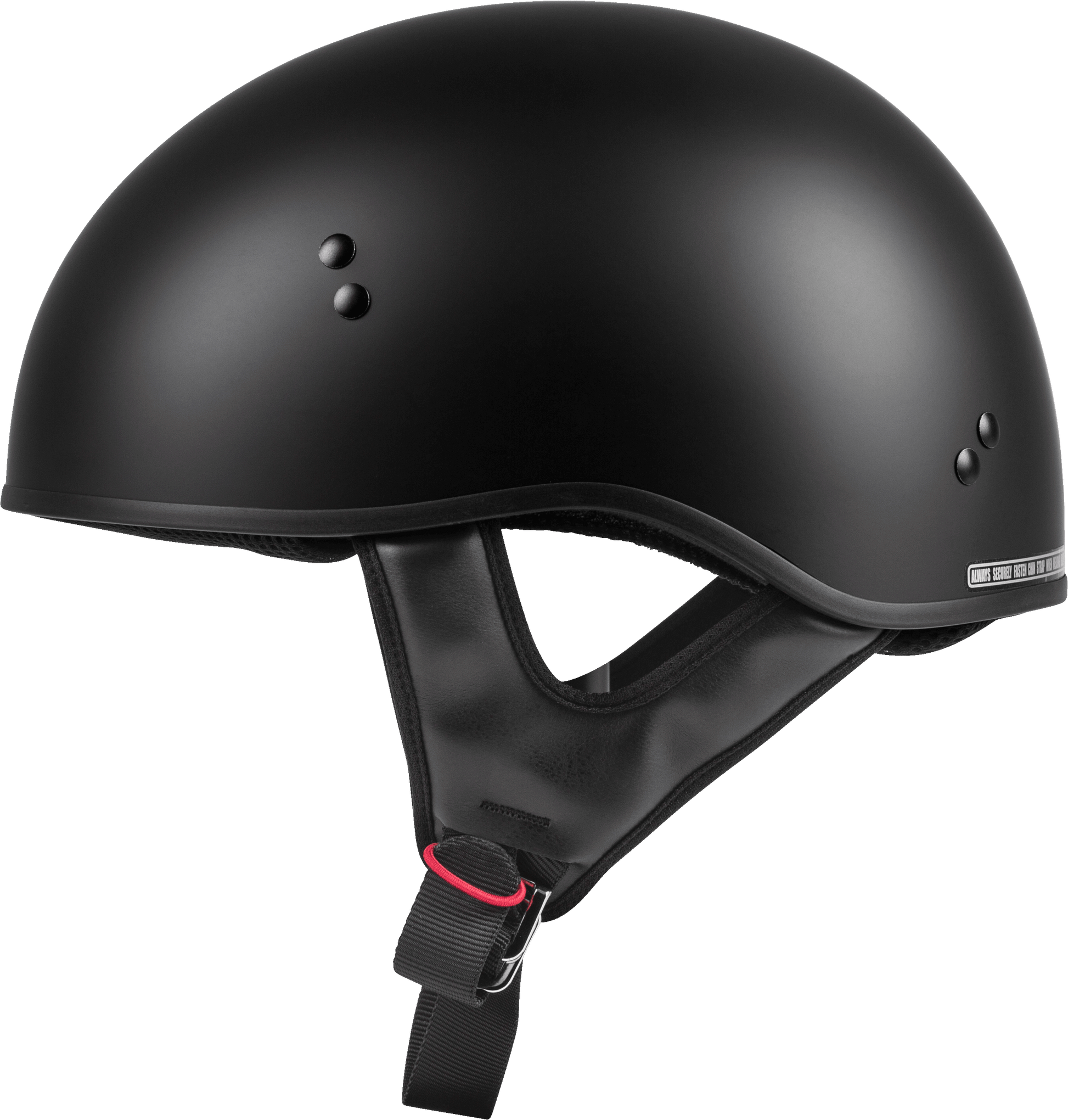 Hh 45 Half Helmet Naked Matte Black Lg