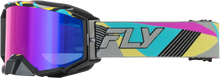 Zone Elite Retro Goggle Neon W/ Magenta Mirror/Blue Lens