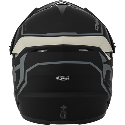 Mx 46 Compound Helmet Matte Black/Grey/White Md