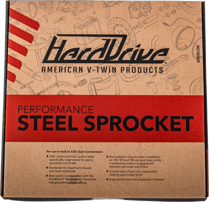 Rear Steel Sprocket 48t Flat 84 22
