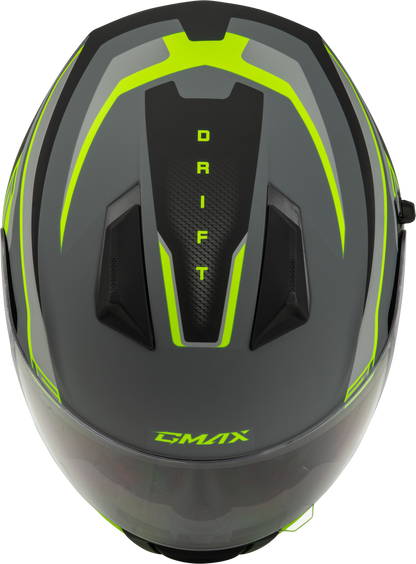 Ff 18 Drift Helmet Matte Grey/Hi Viz 2x